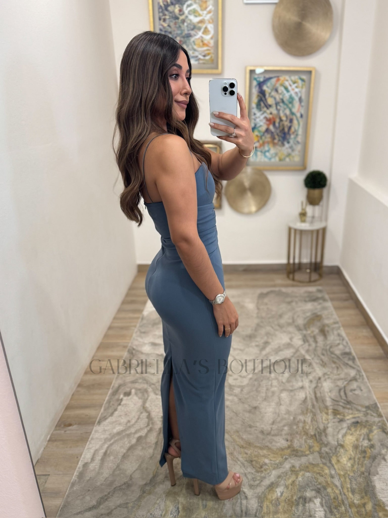 VESTIDO AZUL
