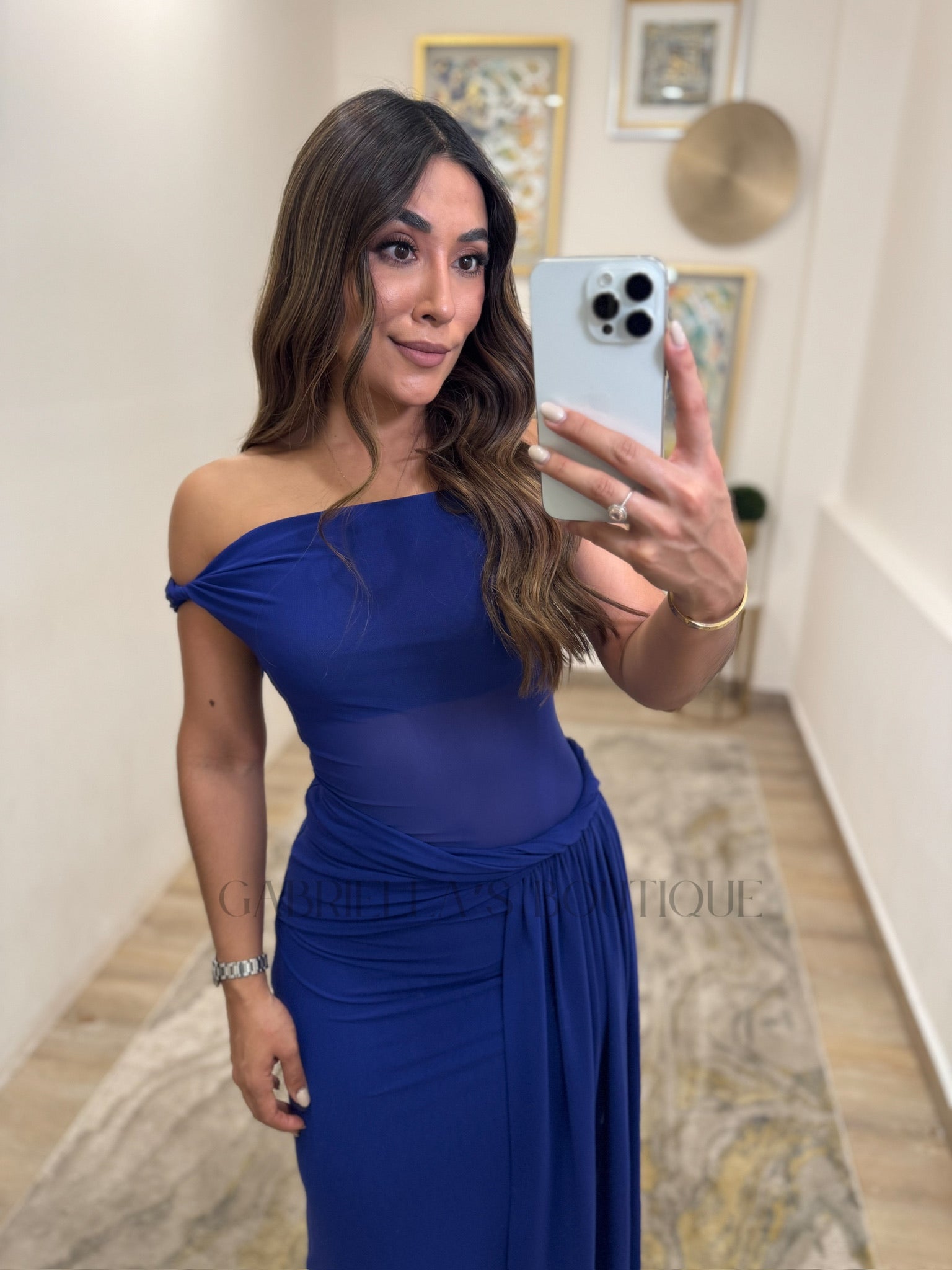 VESTIDO AZUL