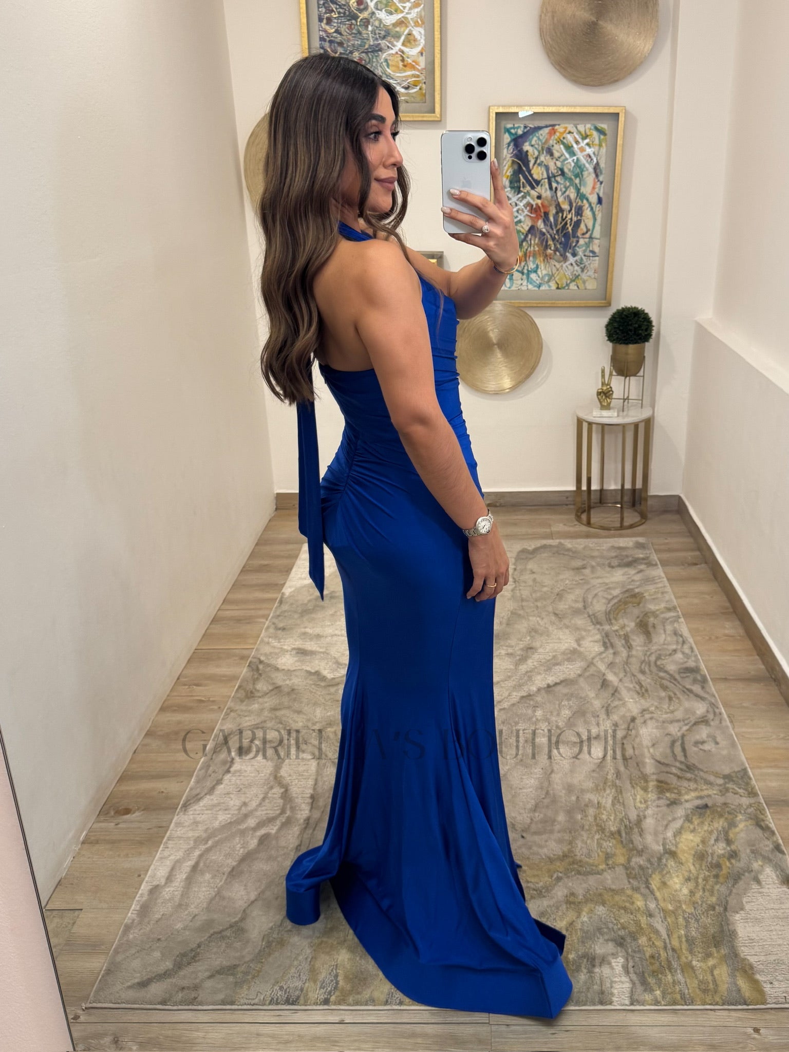 VESTIDO AZUL REY