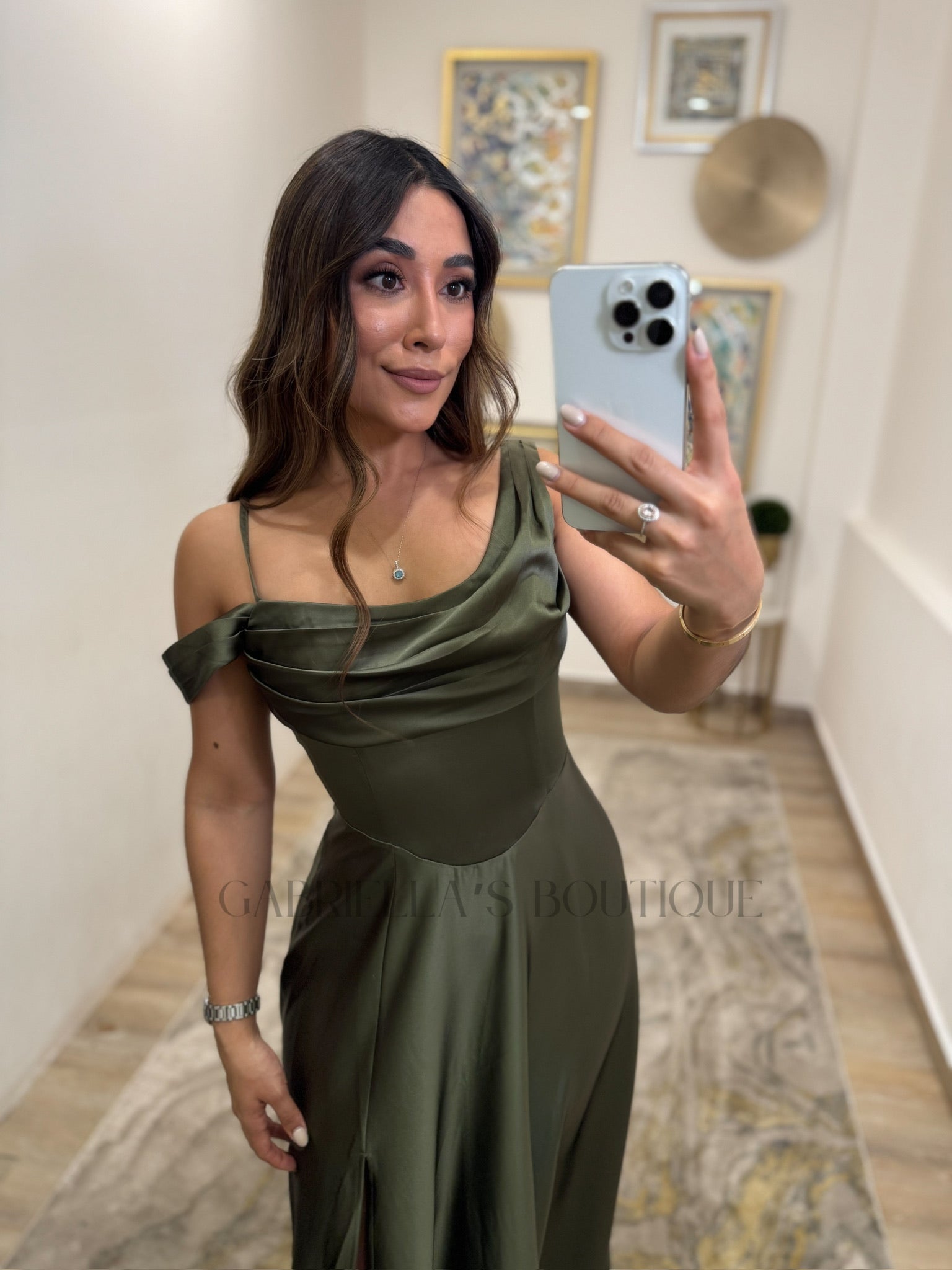 VESTIDO VERDE