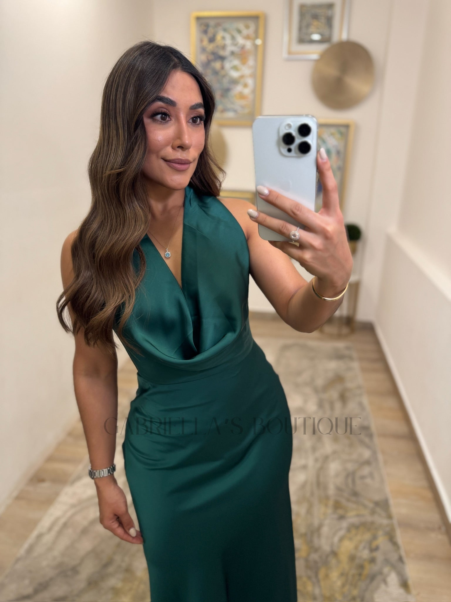 VESTIDO VERDE