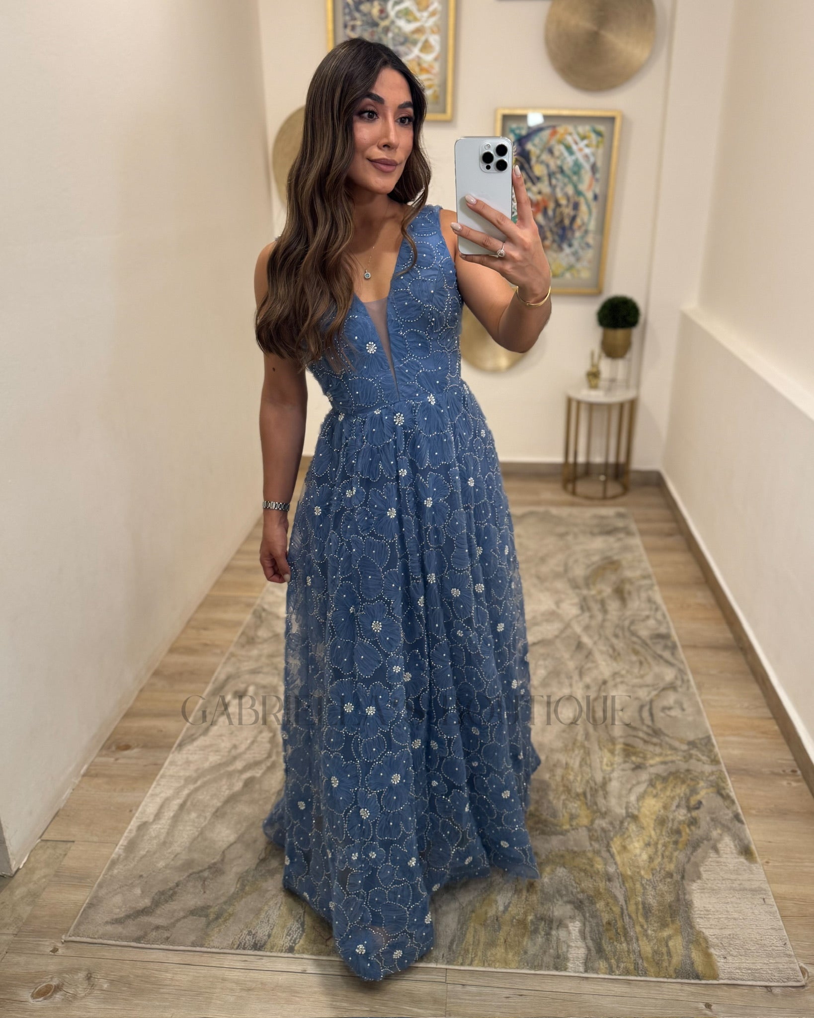 VESTIDO AZUL