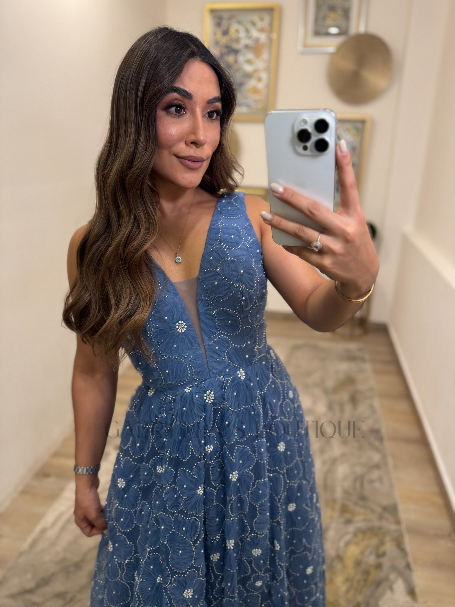 VESTIDO AZUL