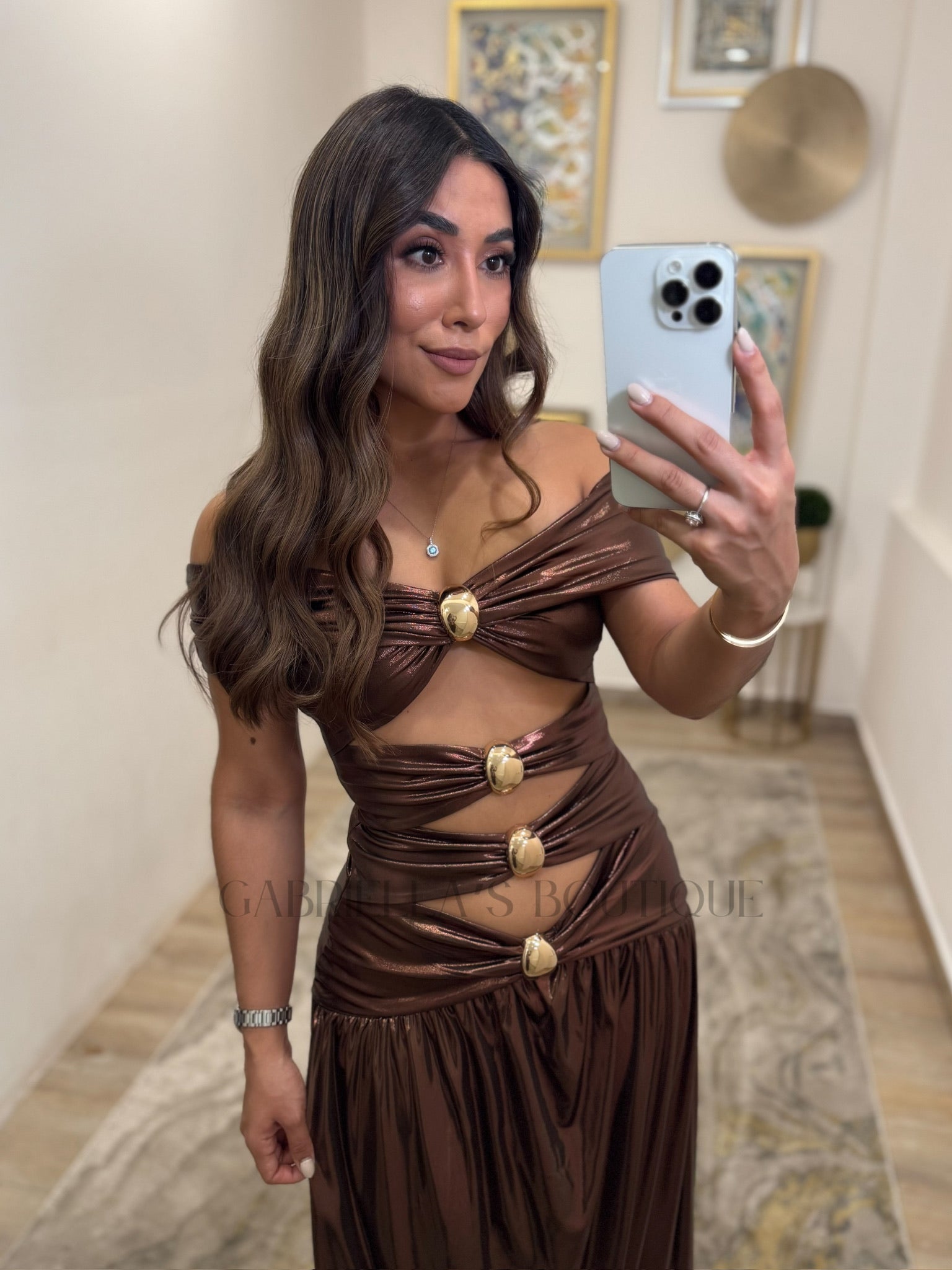 VESTIDO CAFÉ