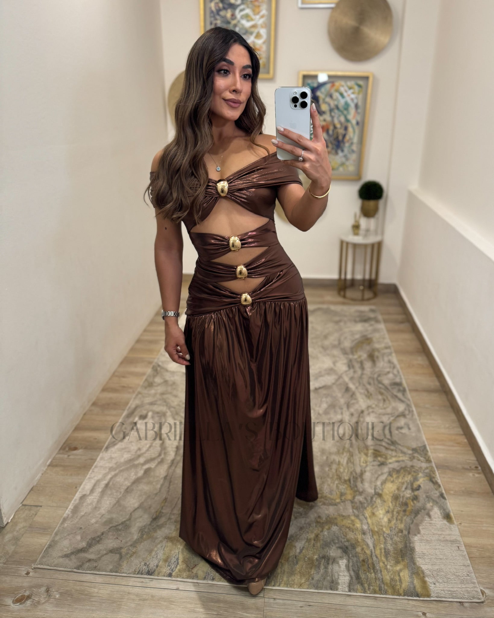VESTIDO CAFÉ