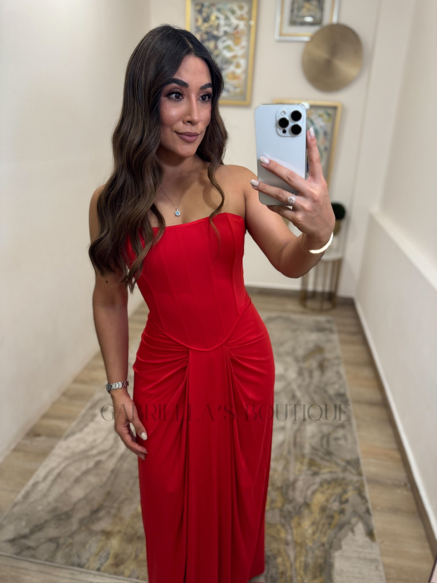 VESTIDO ROJO