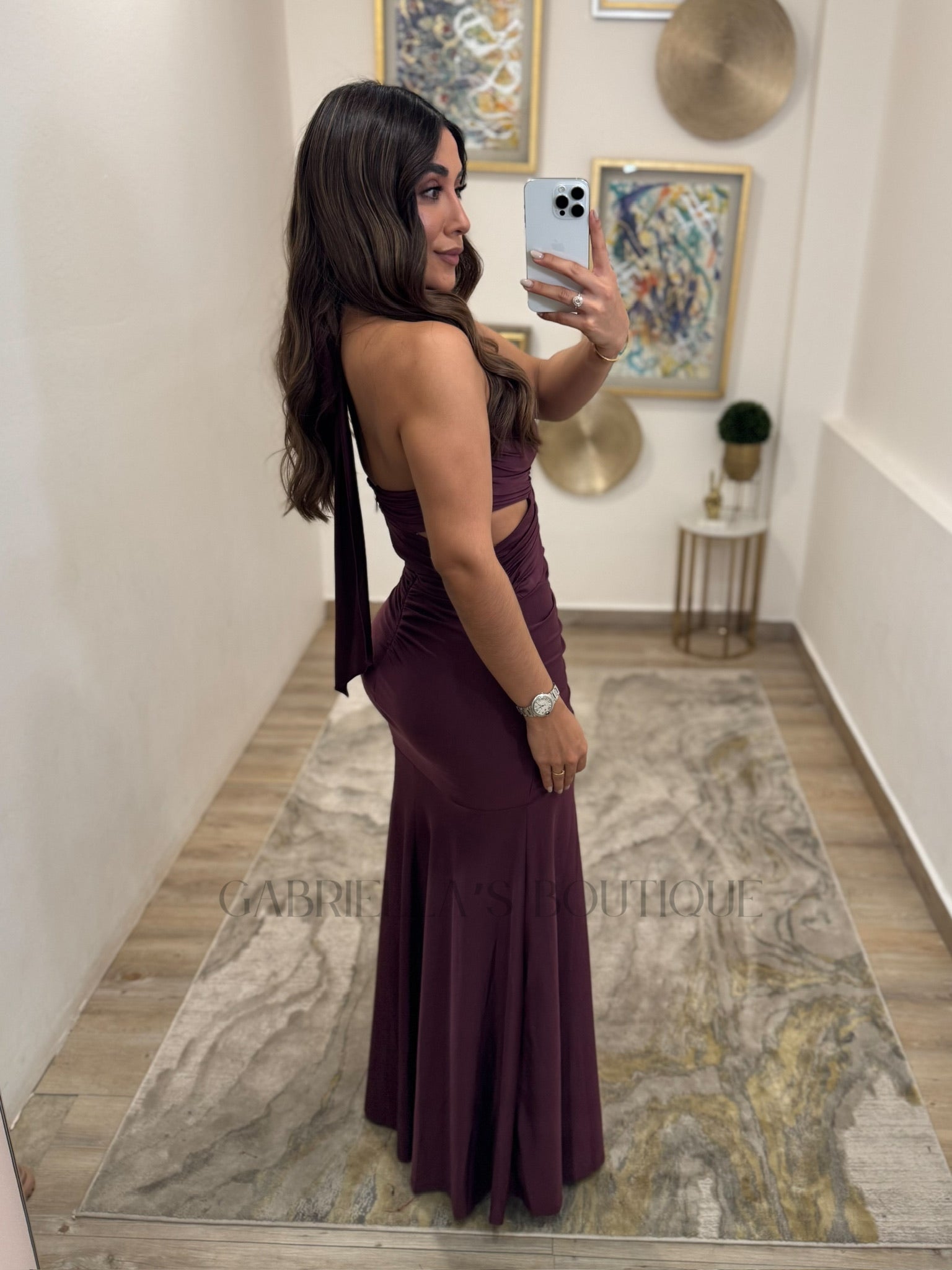VESTIDO GUINDA