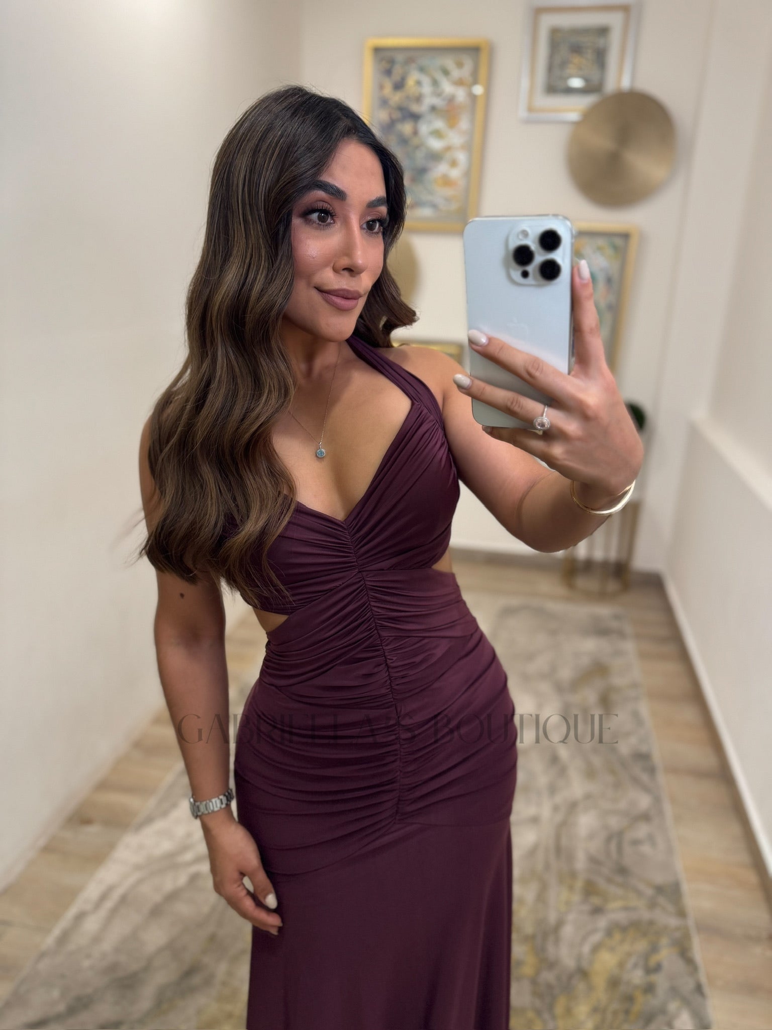 VESTIDO GUINDA