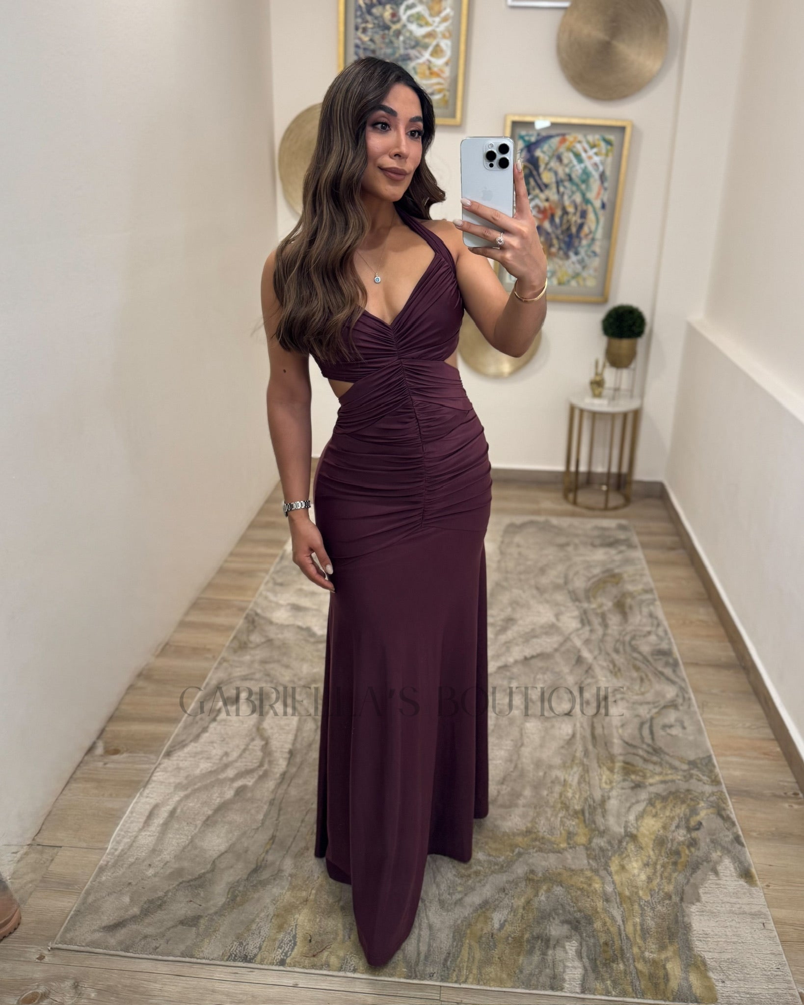 VESTIDO GUINDA