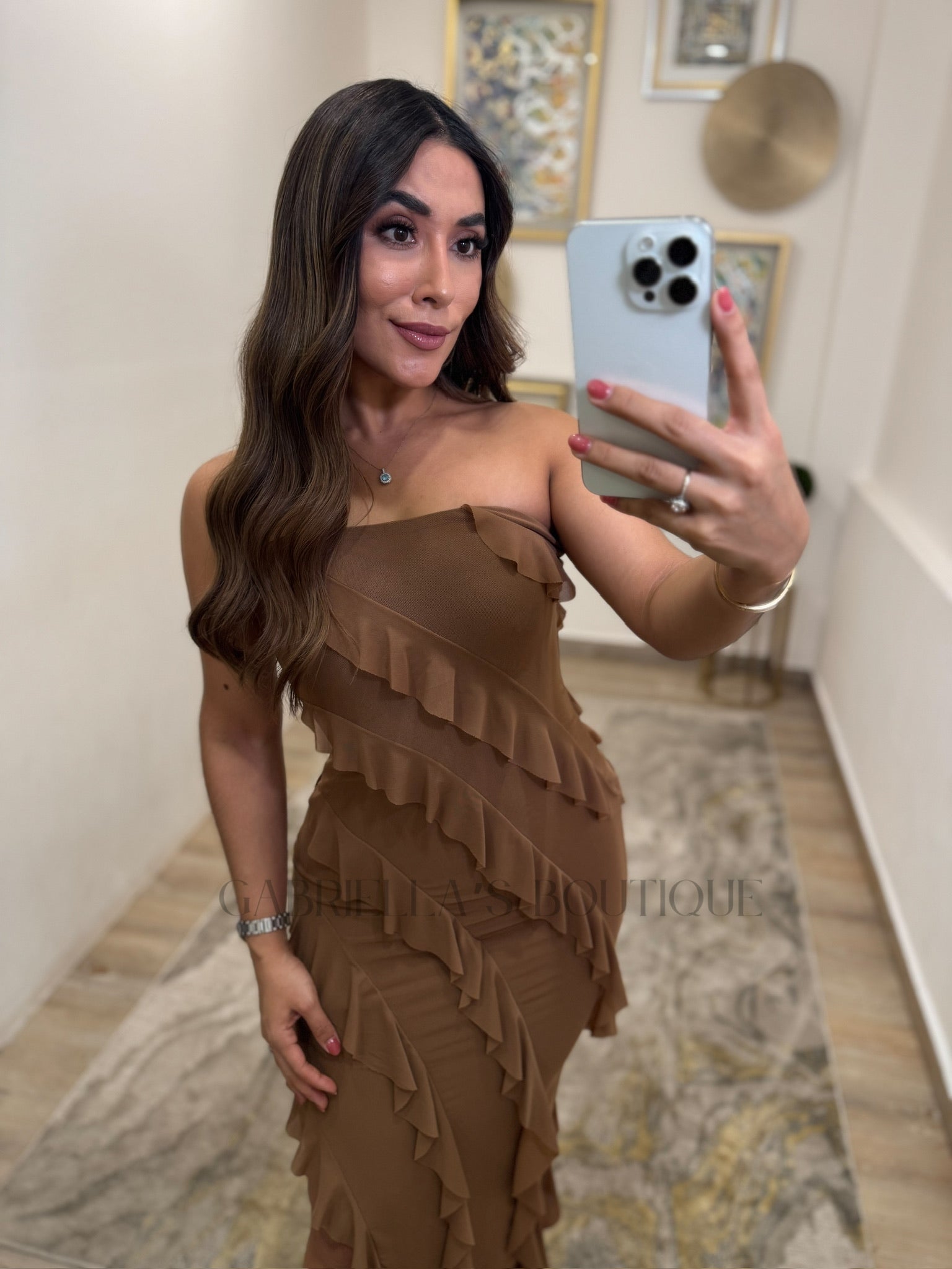 VESTIDO CAFE