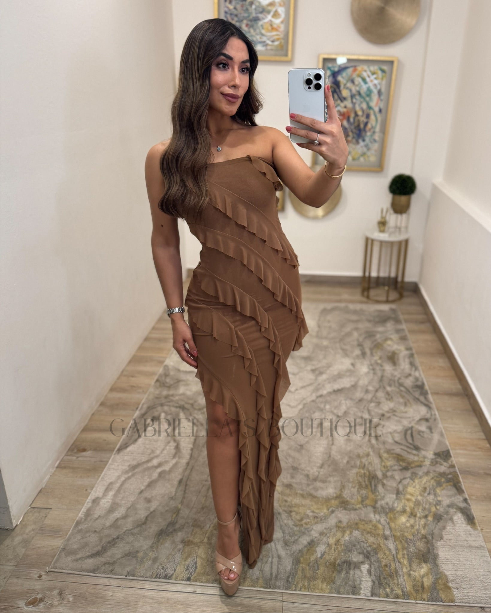 VESTIDO CAFE