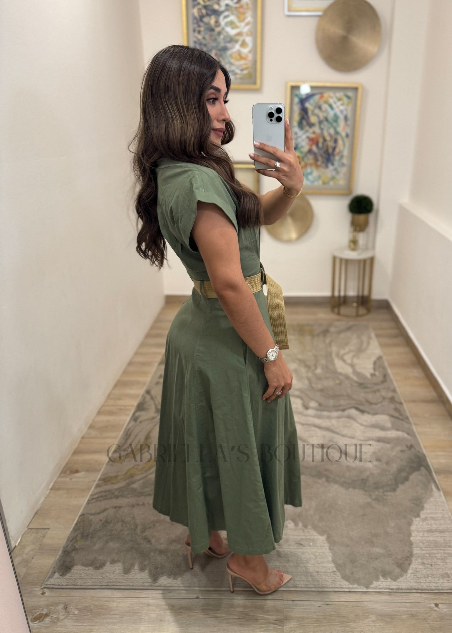 VESTIDO VERDE