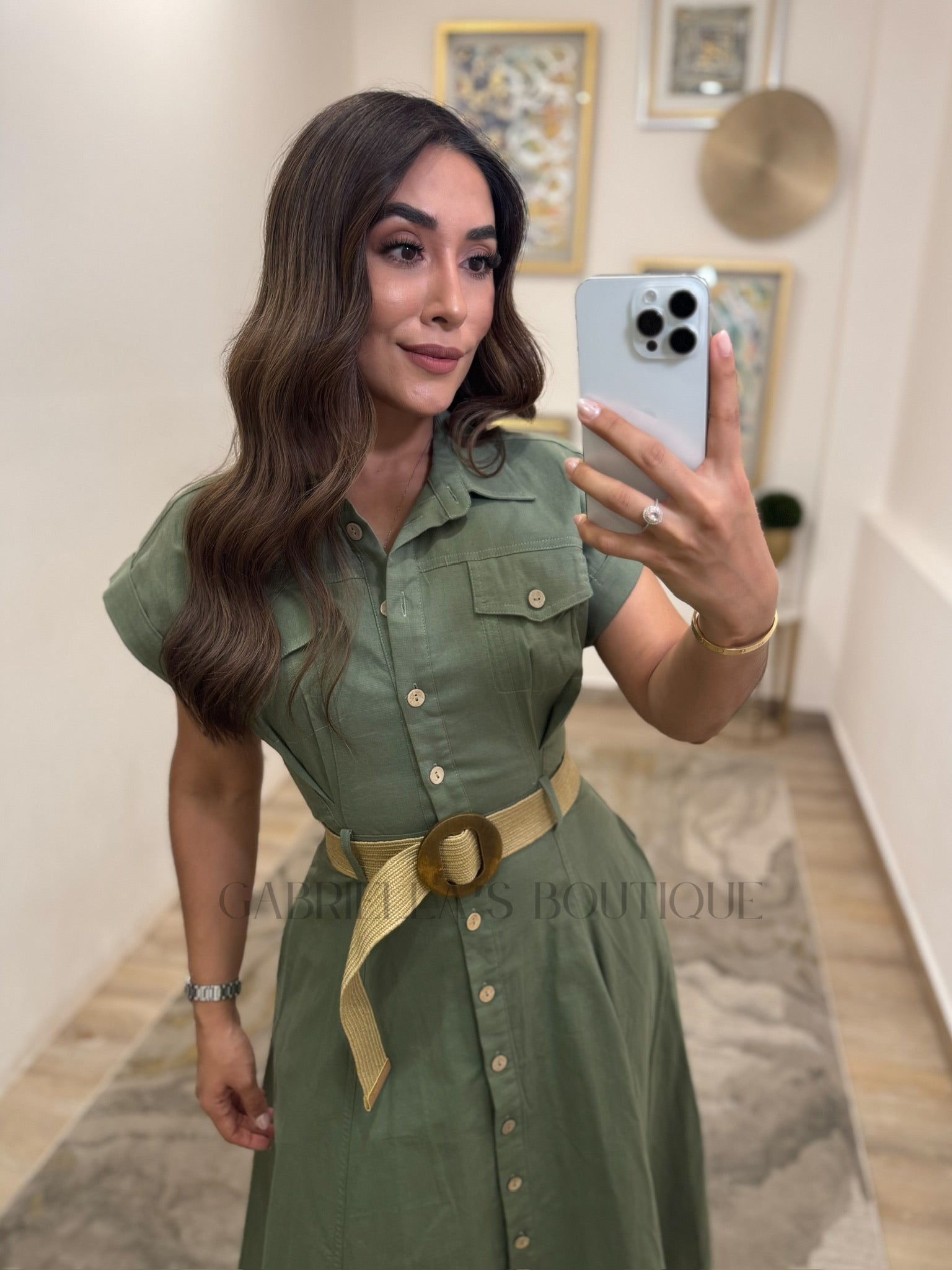 VESTIDO VERDE