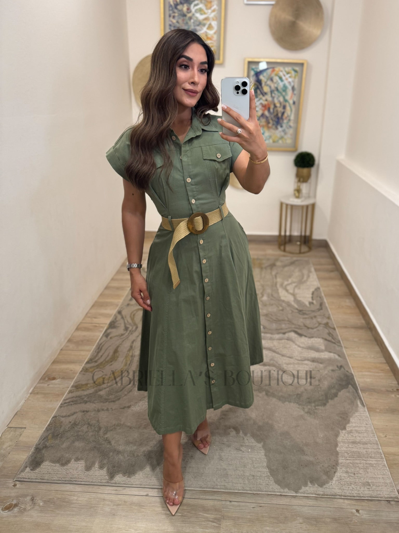 VESTIDO VERDE