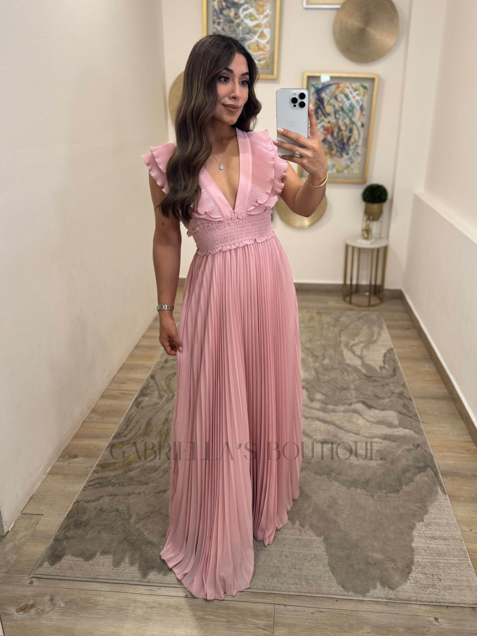 VESTIDO ROSA