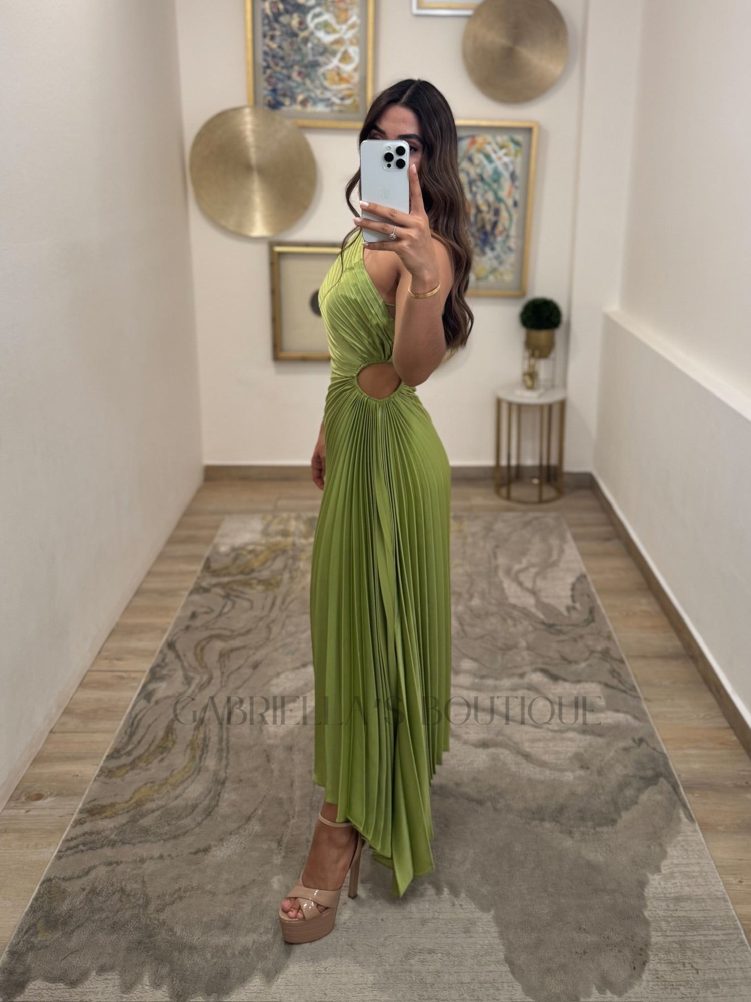 VESTIDO VERDE
