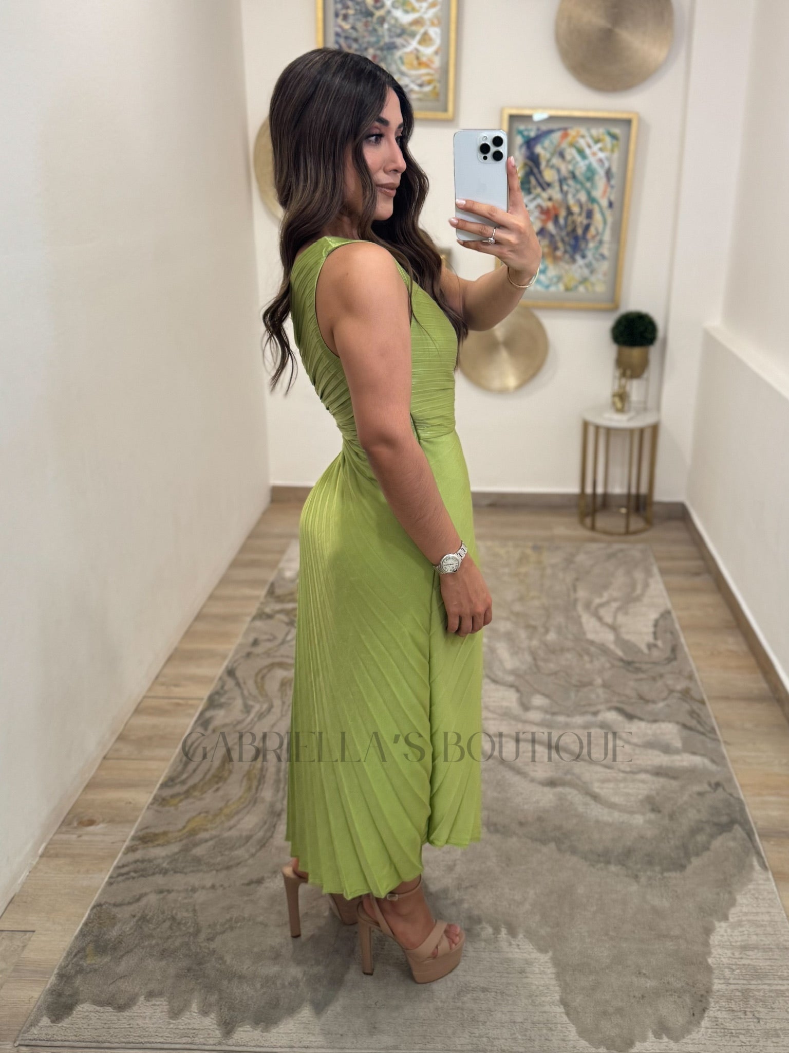 VESTIDO VERDE