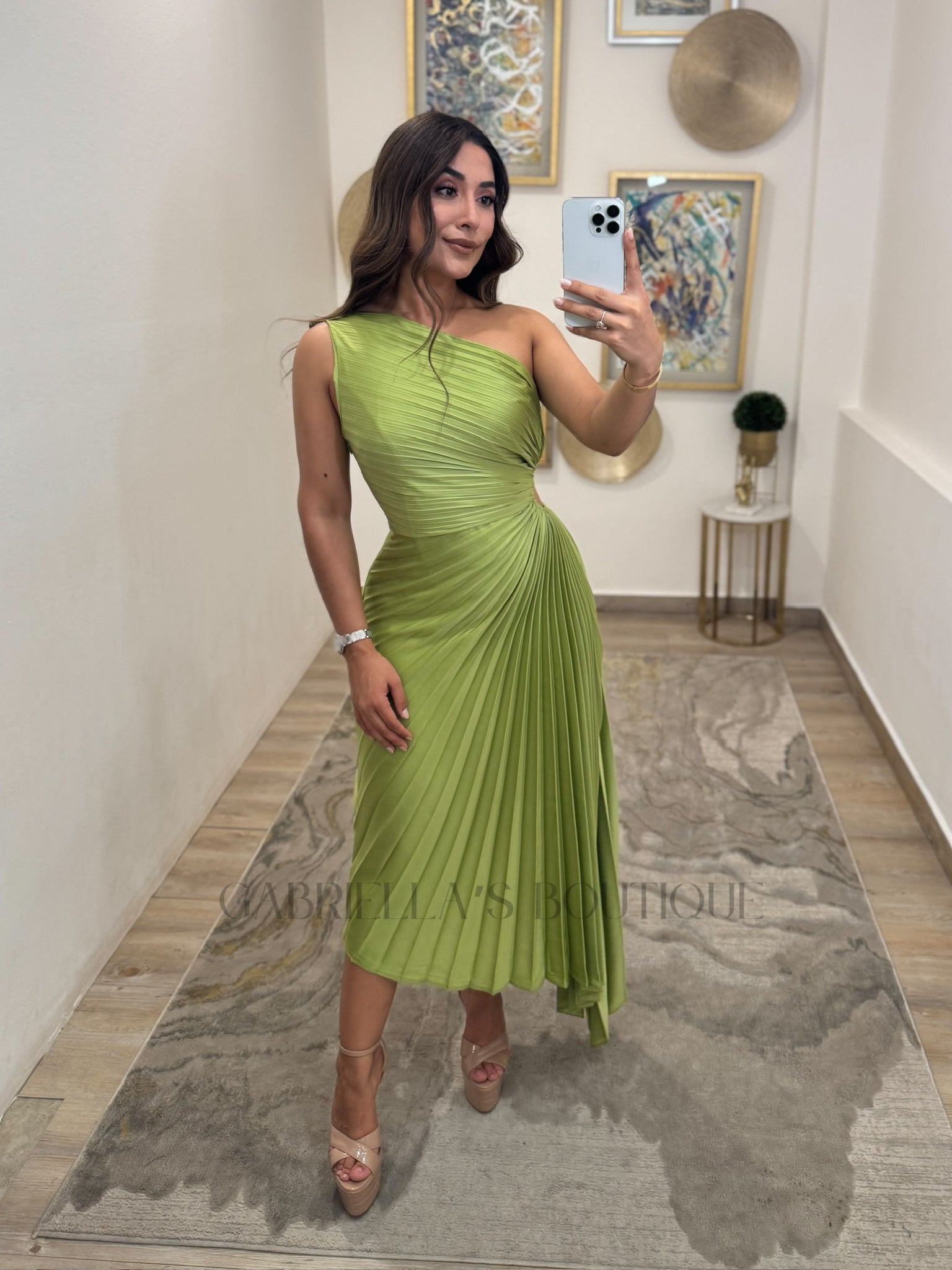 VESTIDO VERDE