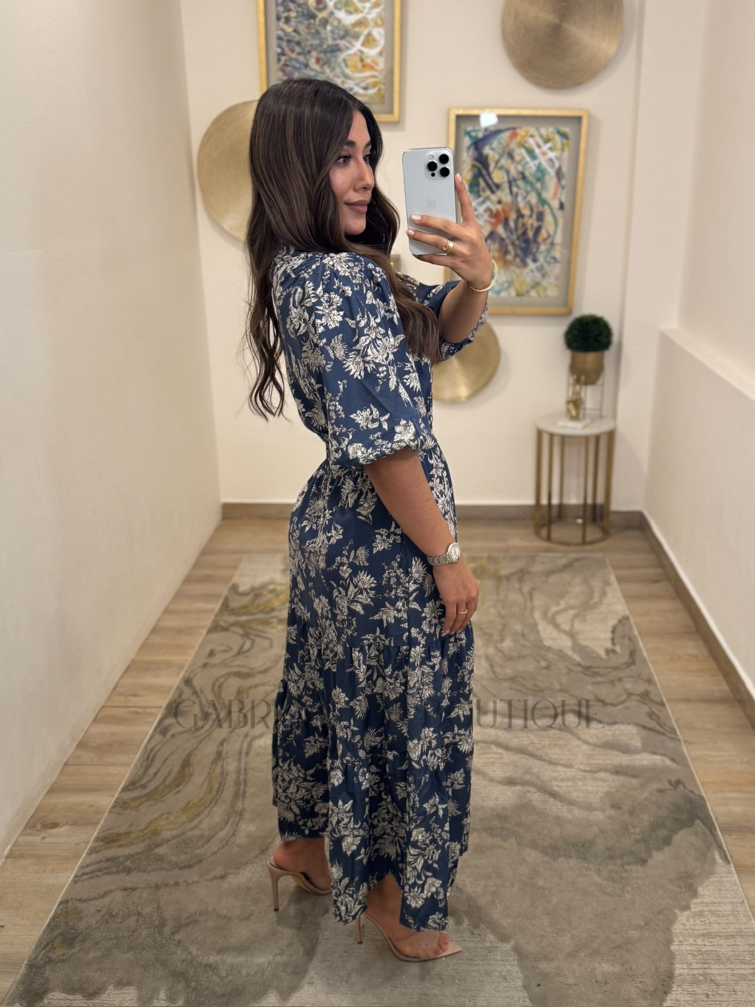 VESTIDO AZUL MARINO