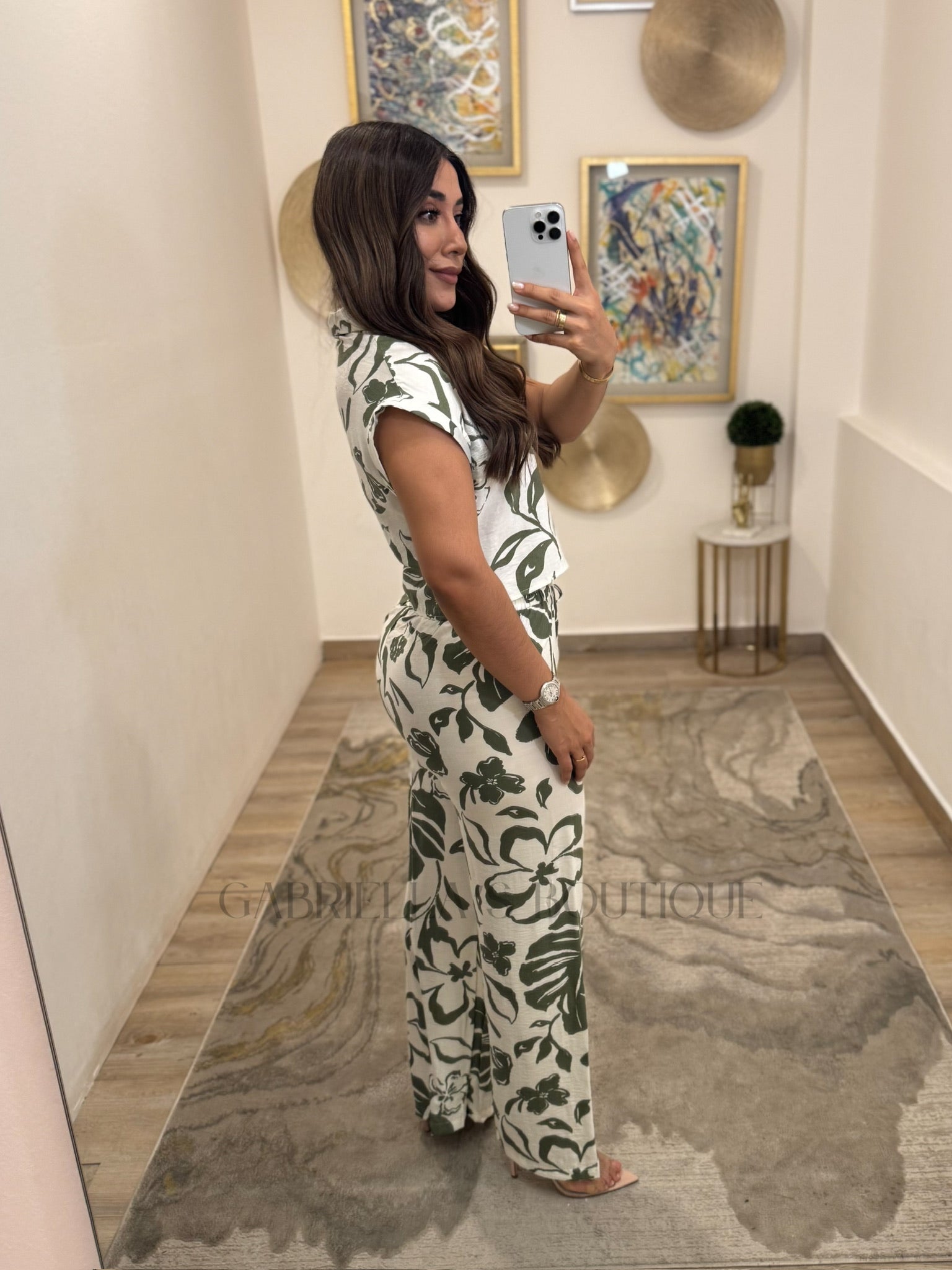 CONJUNTO BLANCO/VERDE