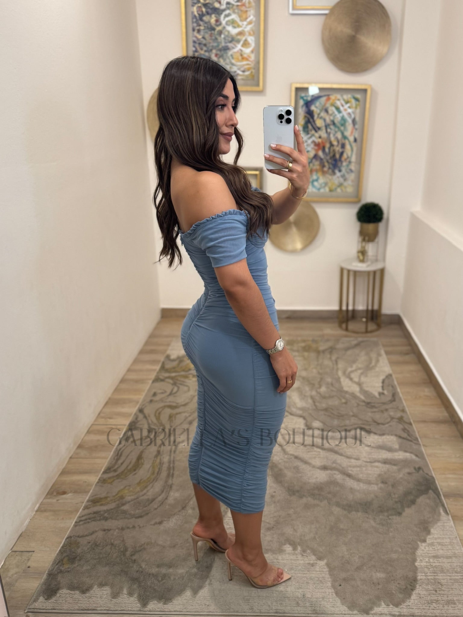 VESTIDO AZUL