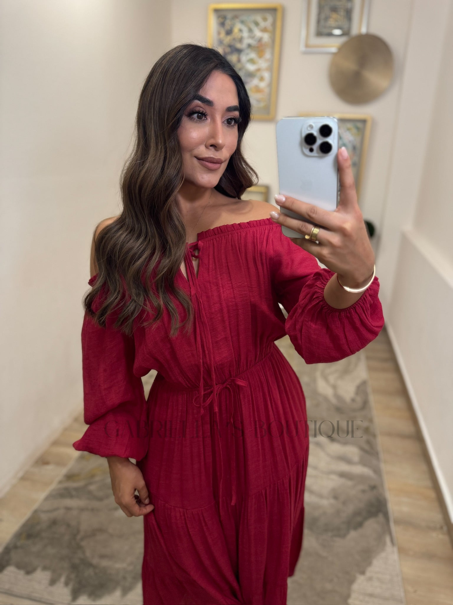 VESTIDO GUINDA