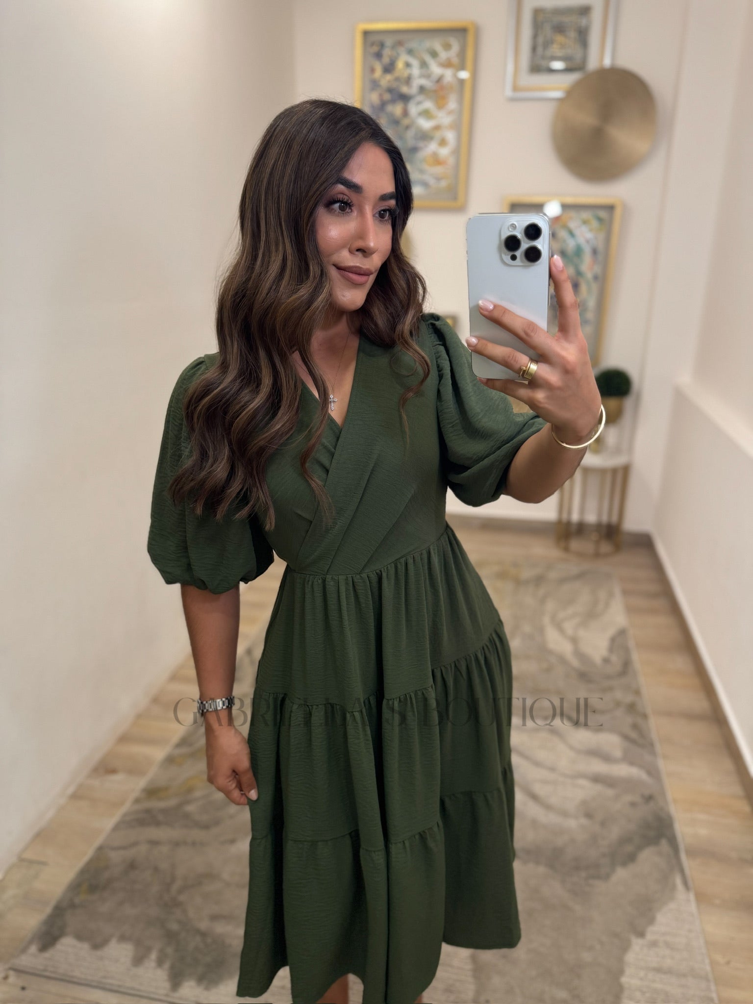 VESTIDO VERDE