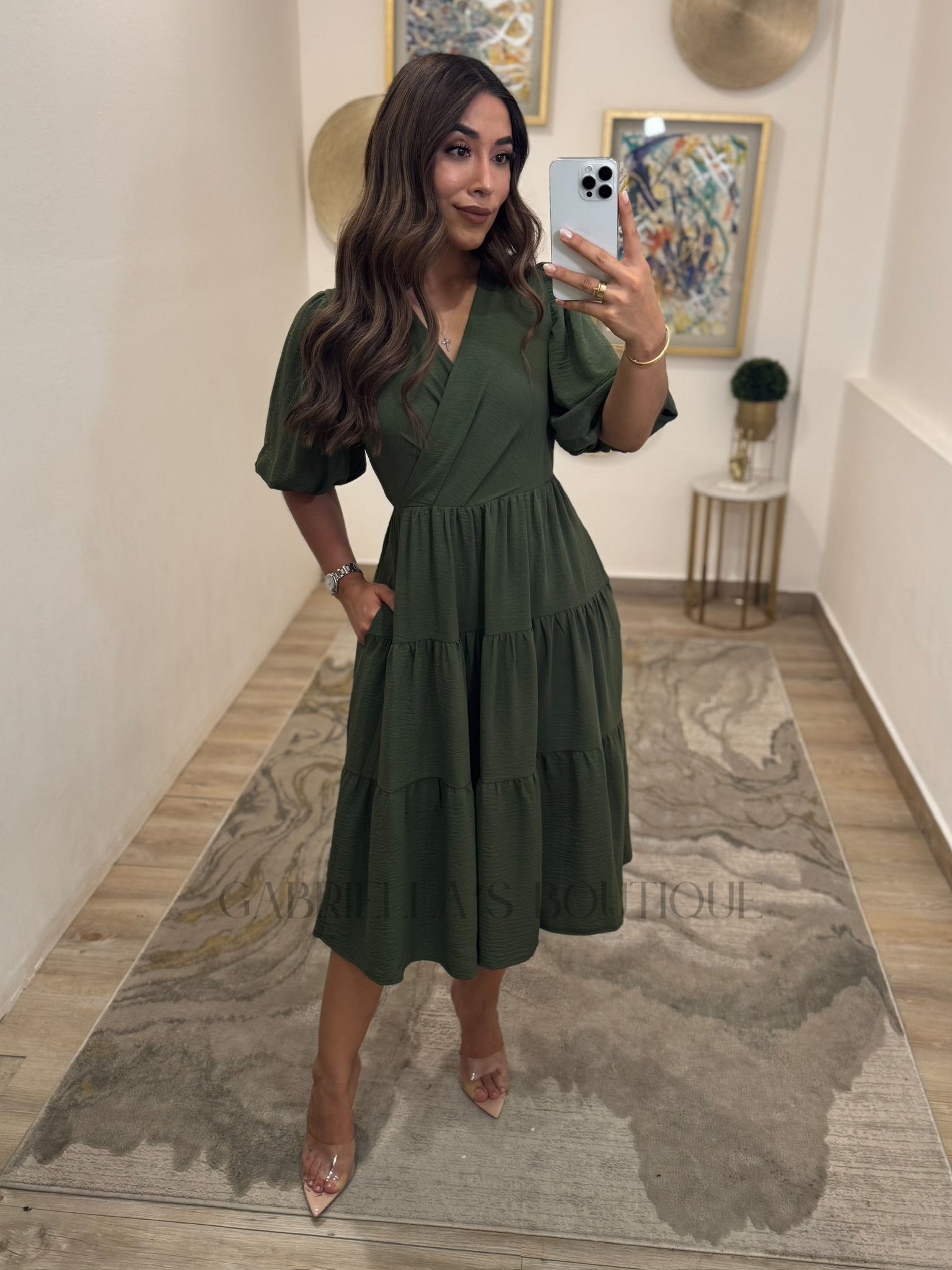 VESTIDO VERDE