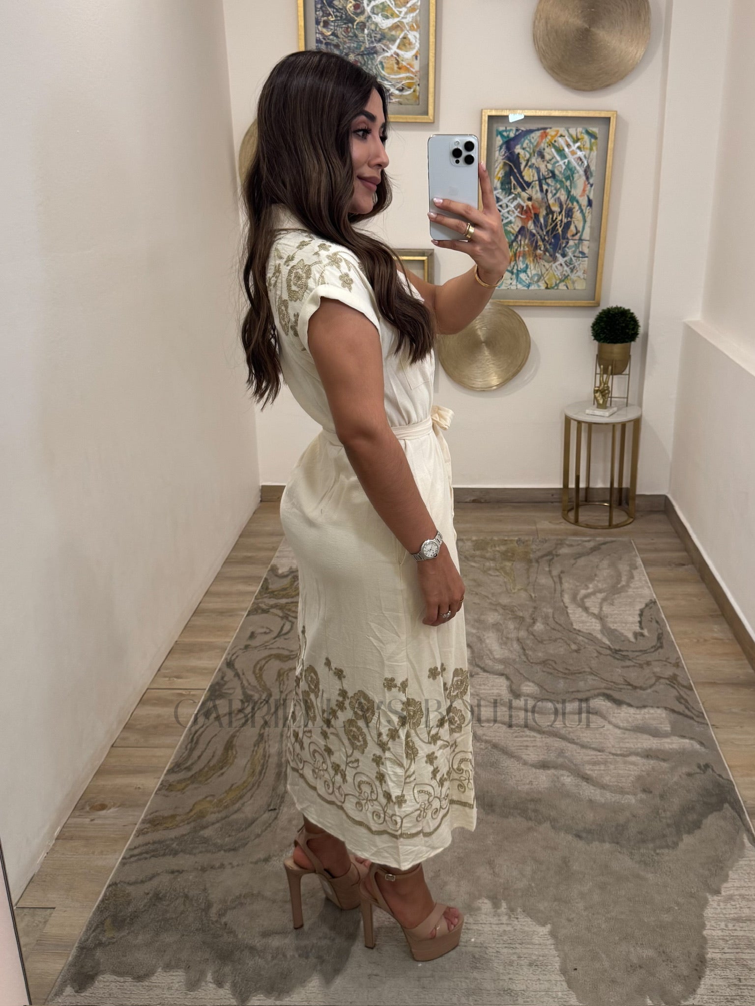 VESTIDO BEIGE