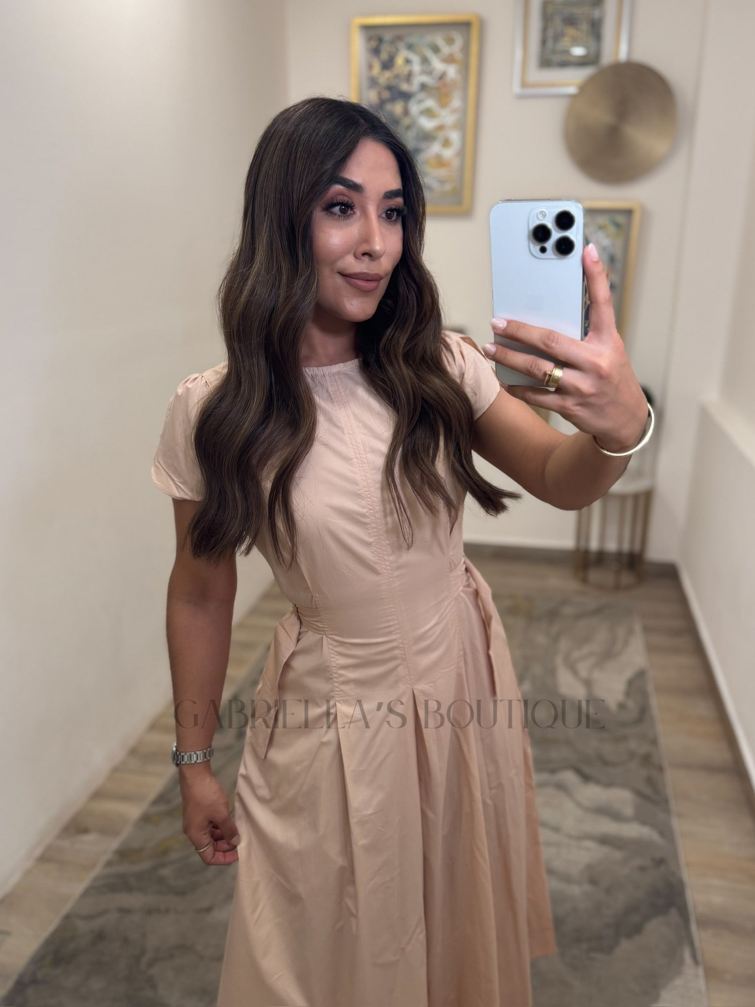 VESTIDO ROSA PALO