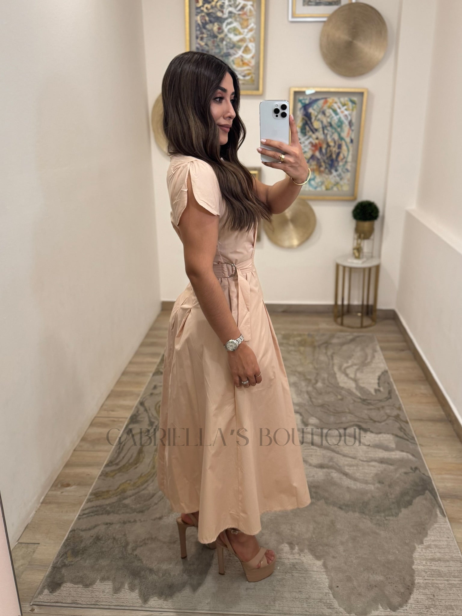 VESTIDO ROSA PALO
