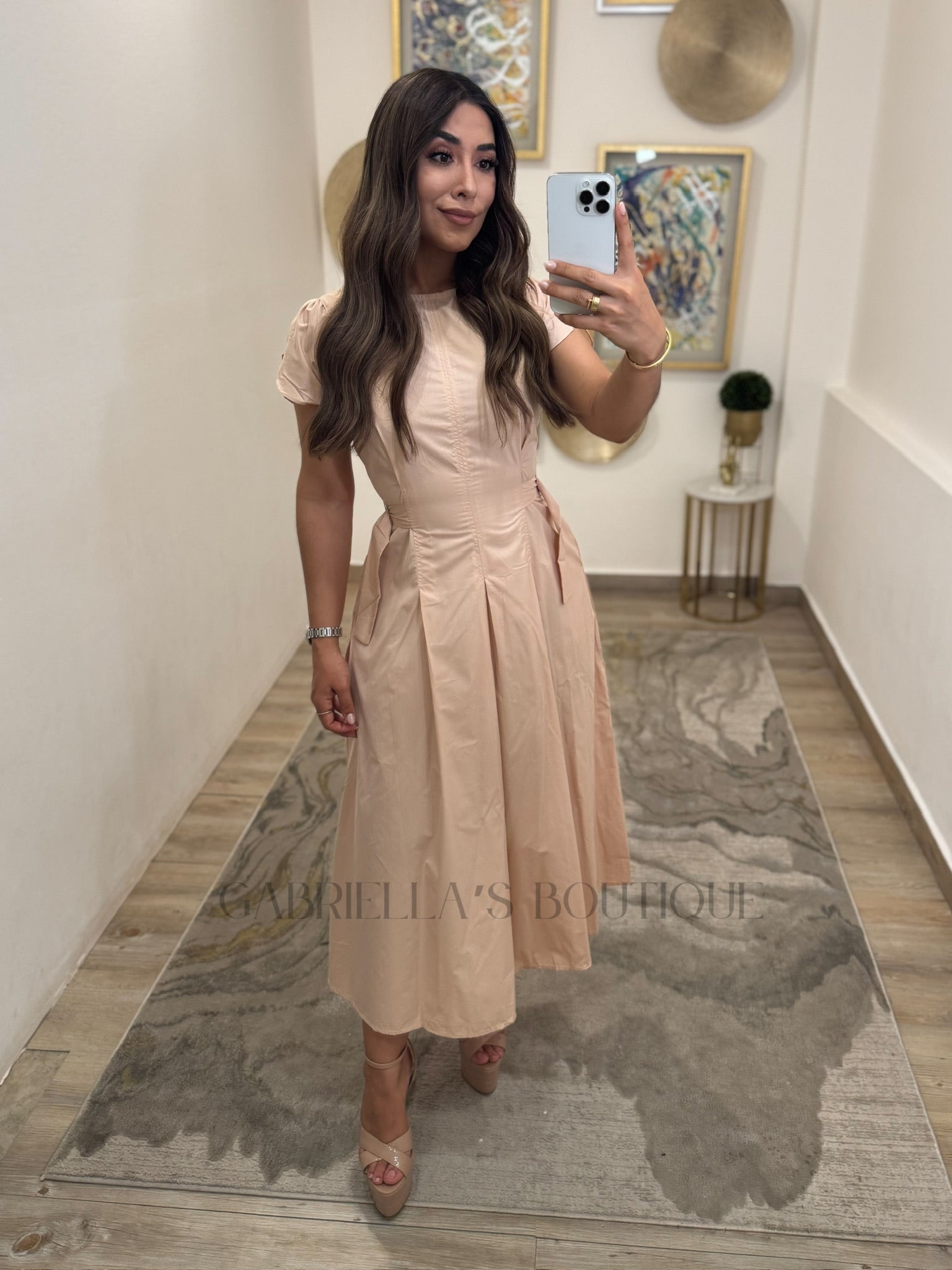 VESTIDO ROSA PALO