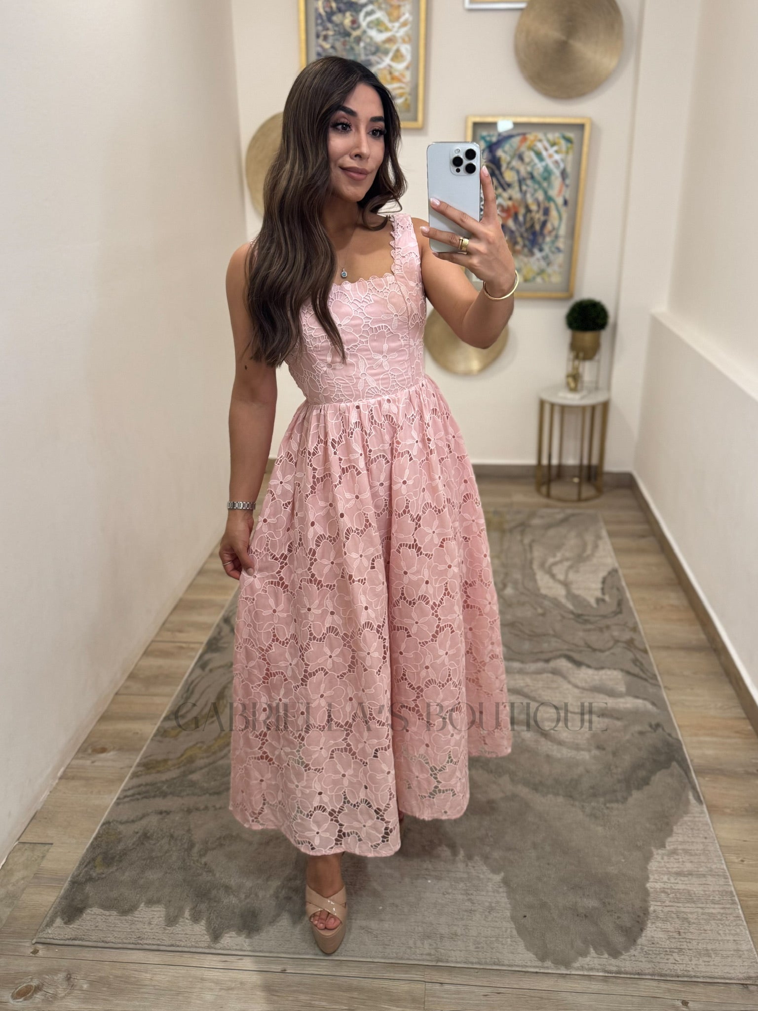 VESTIDO ROSA palo