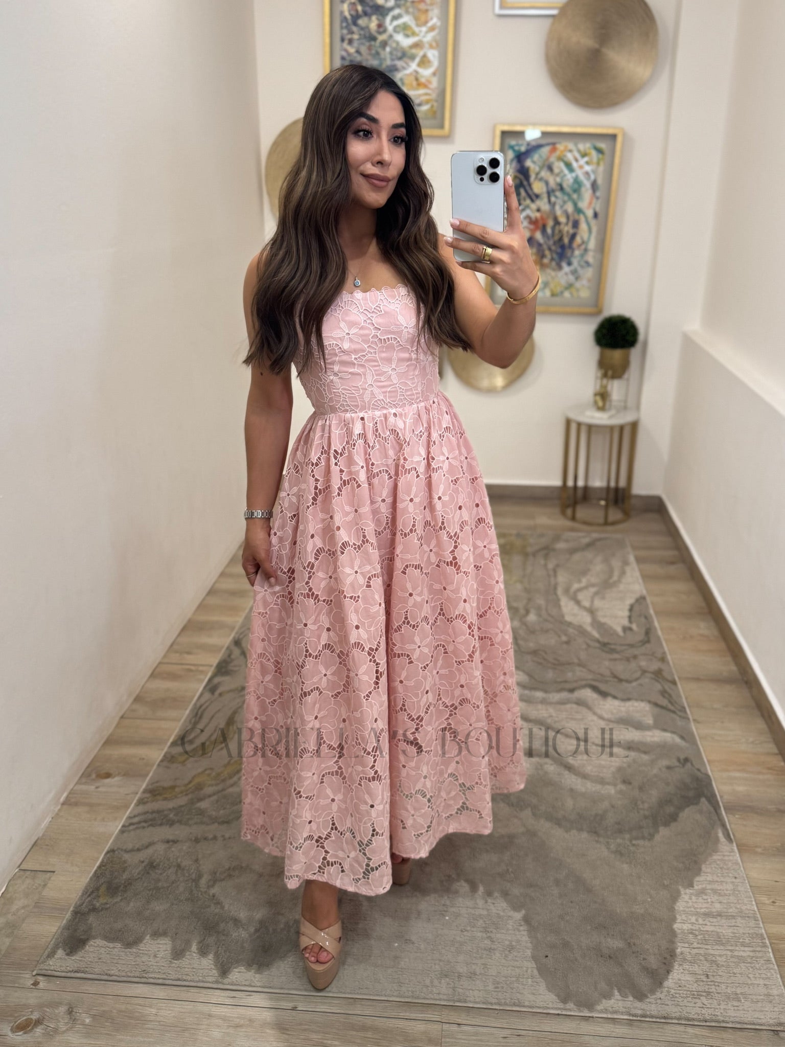 VESTIDO ROSA palo