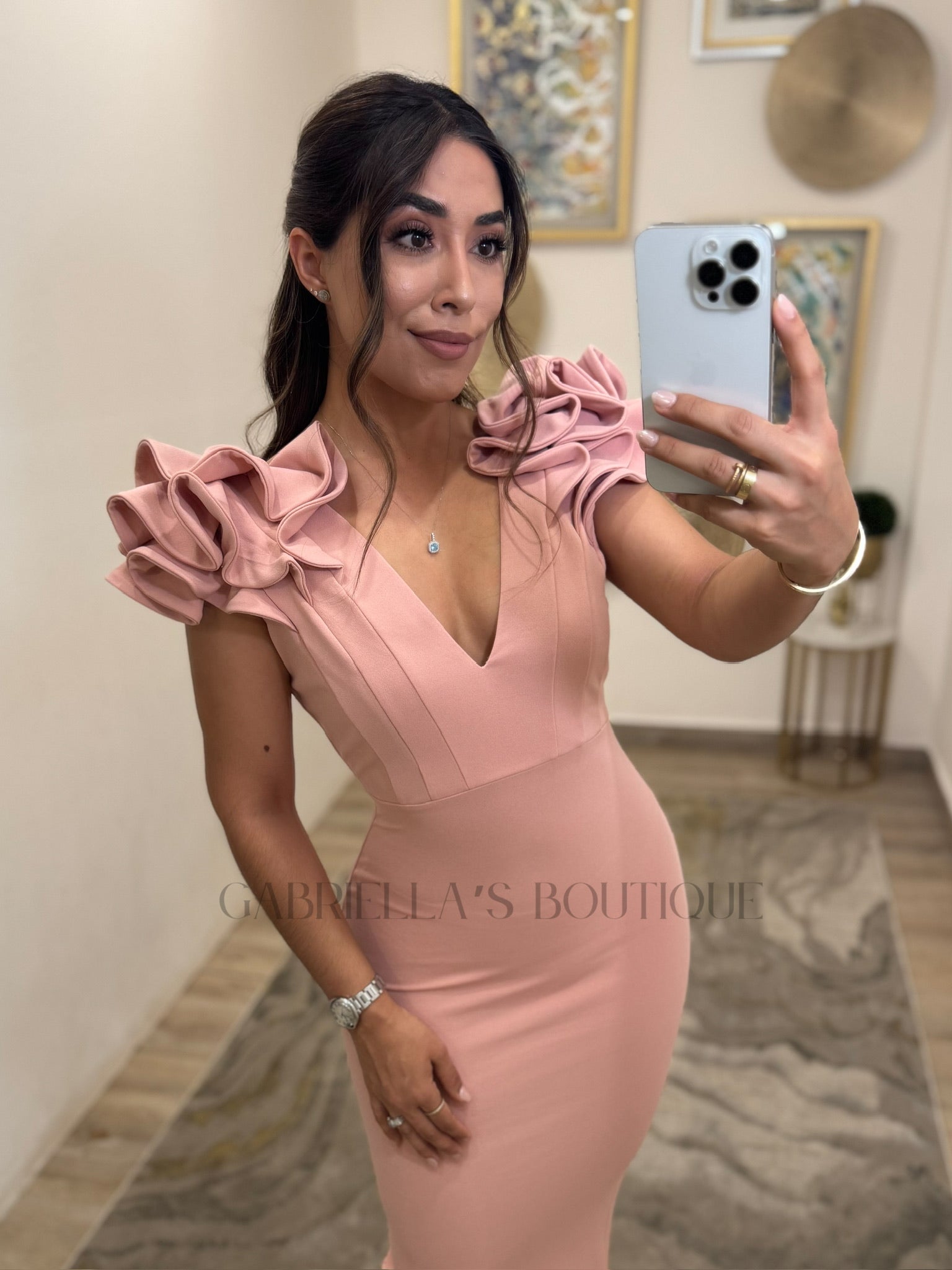 VESTIDO ROSA PALO