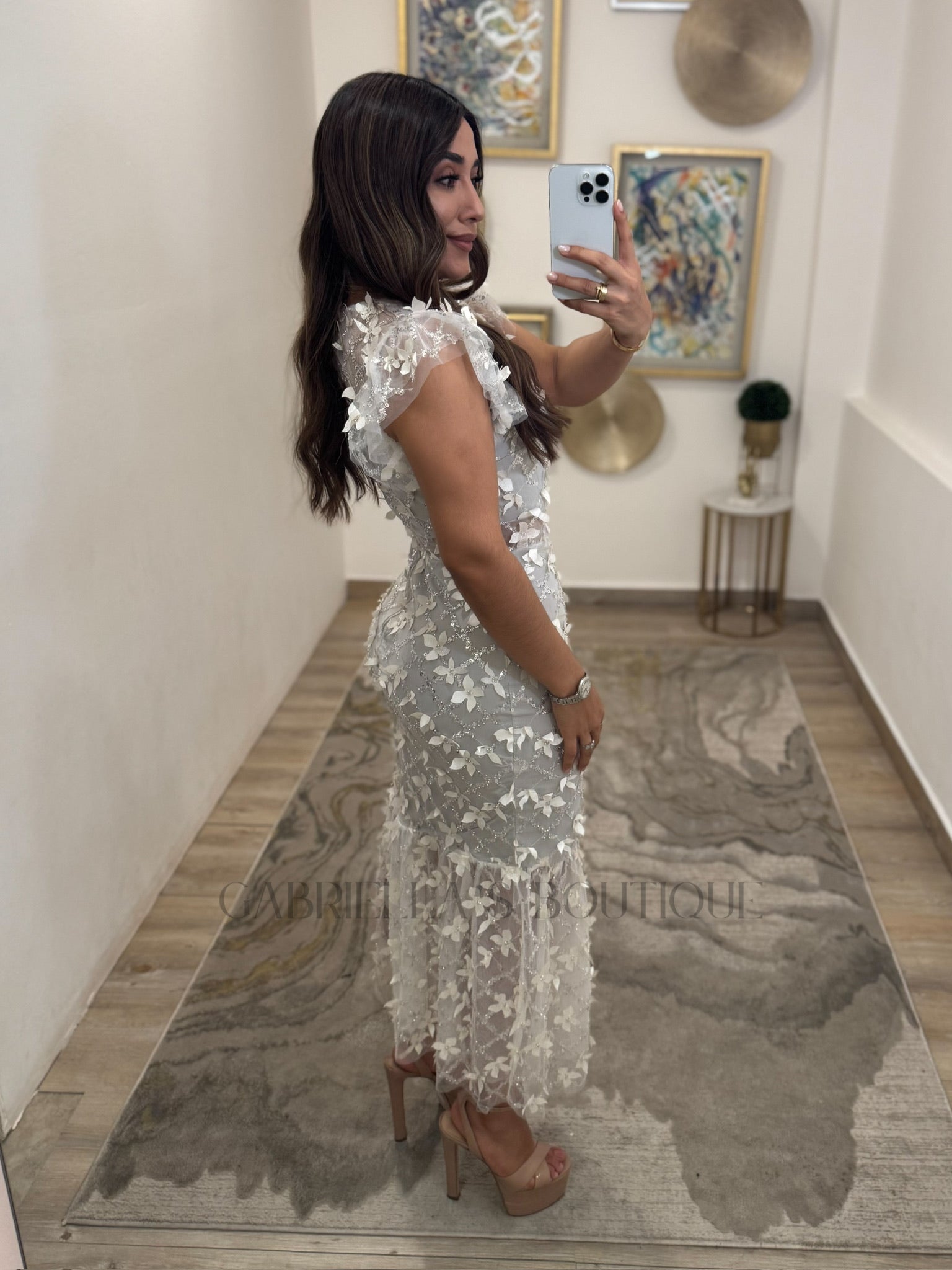 VESTIDO GRIS
