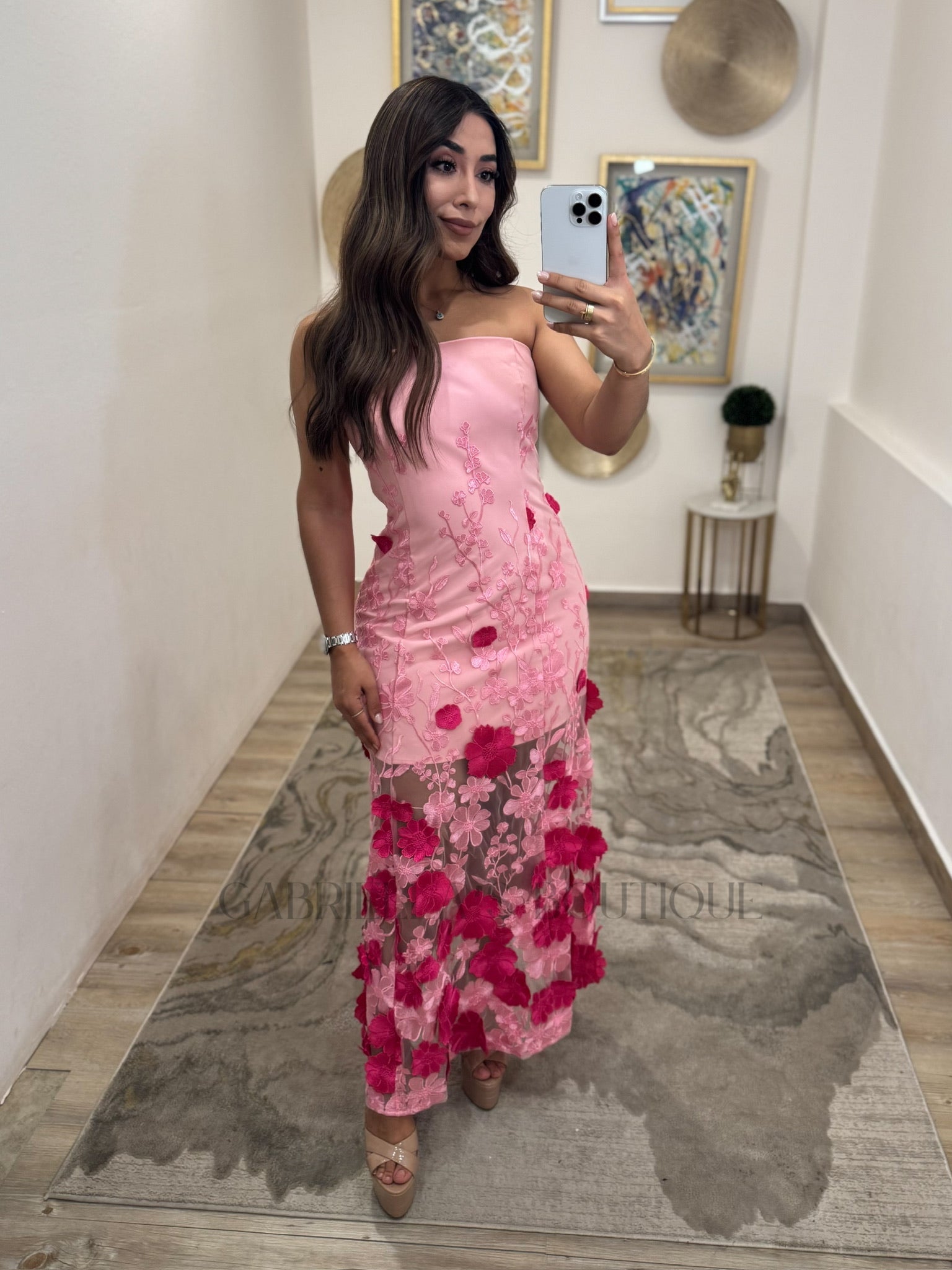 VESTIDO ROSA