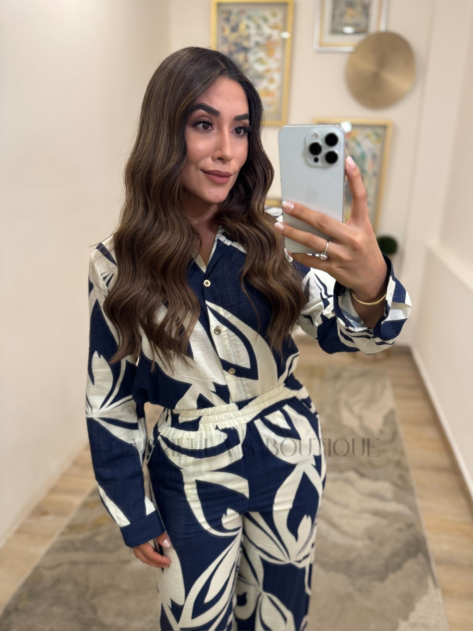 CONJUNTO AZUL/BLANCO