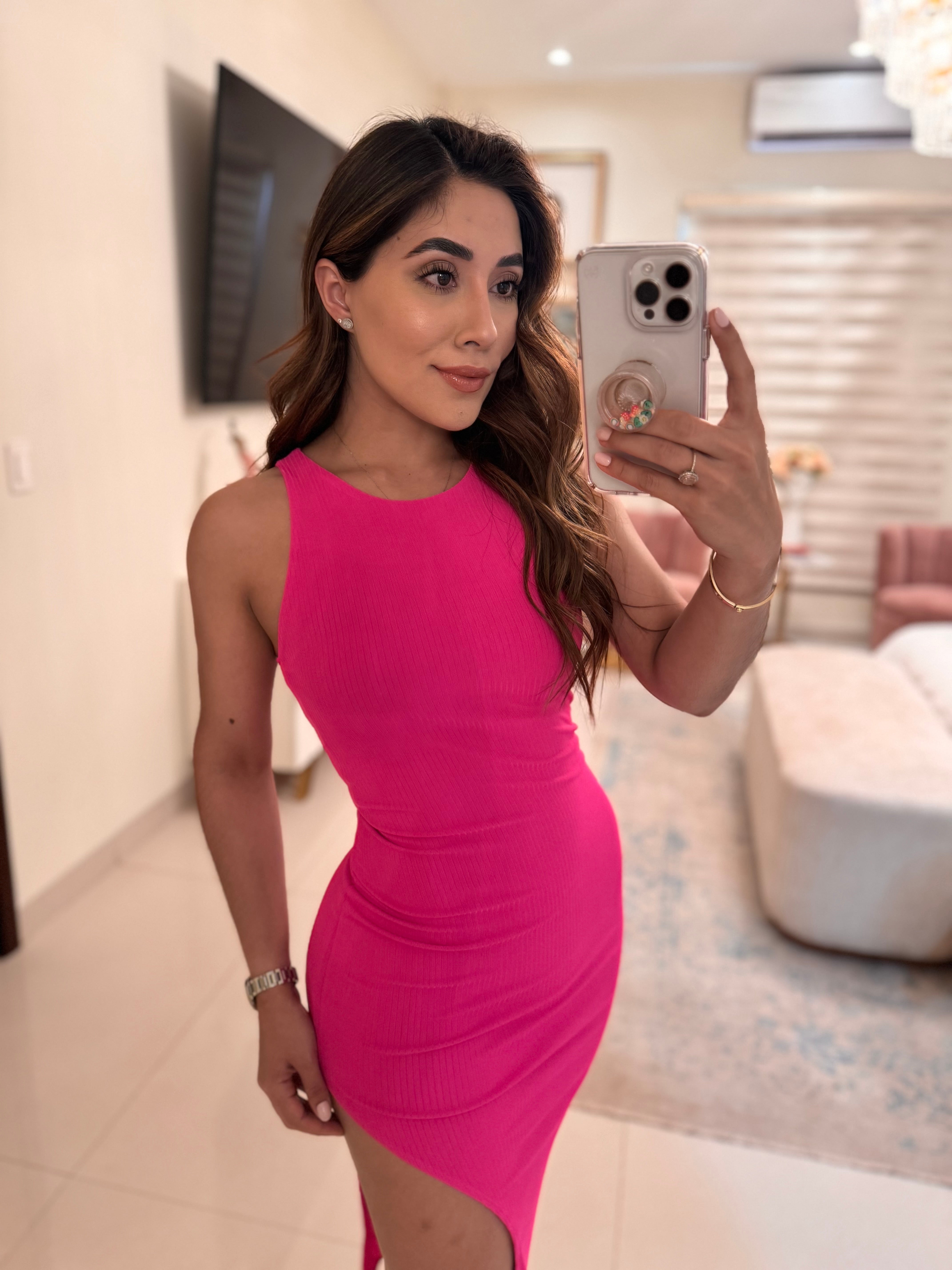 Vestido rosa