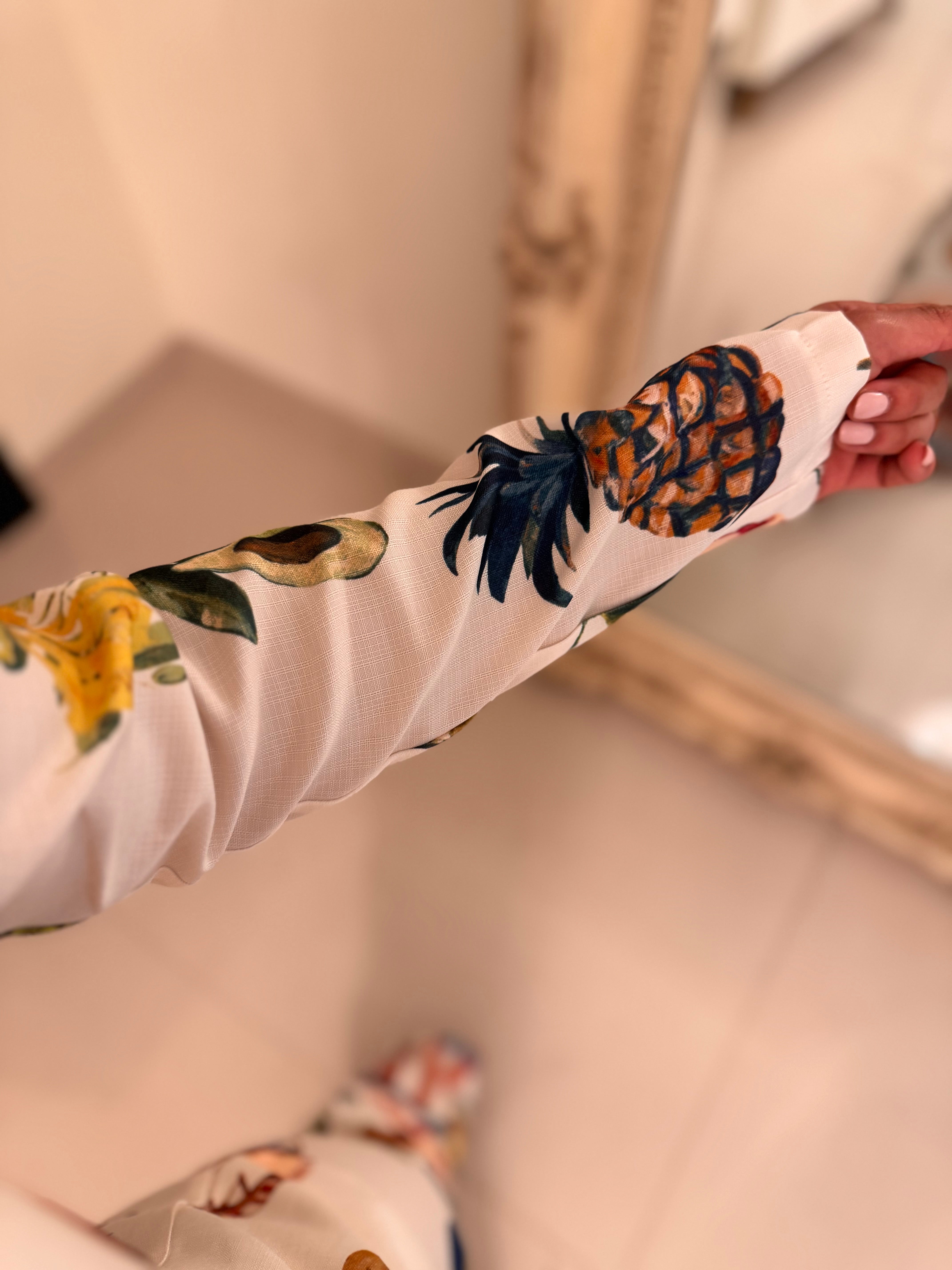Traje estampado