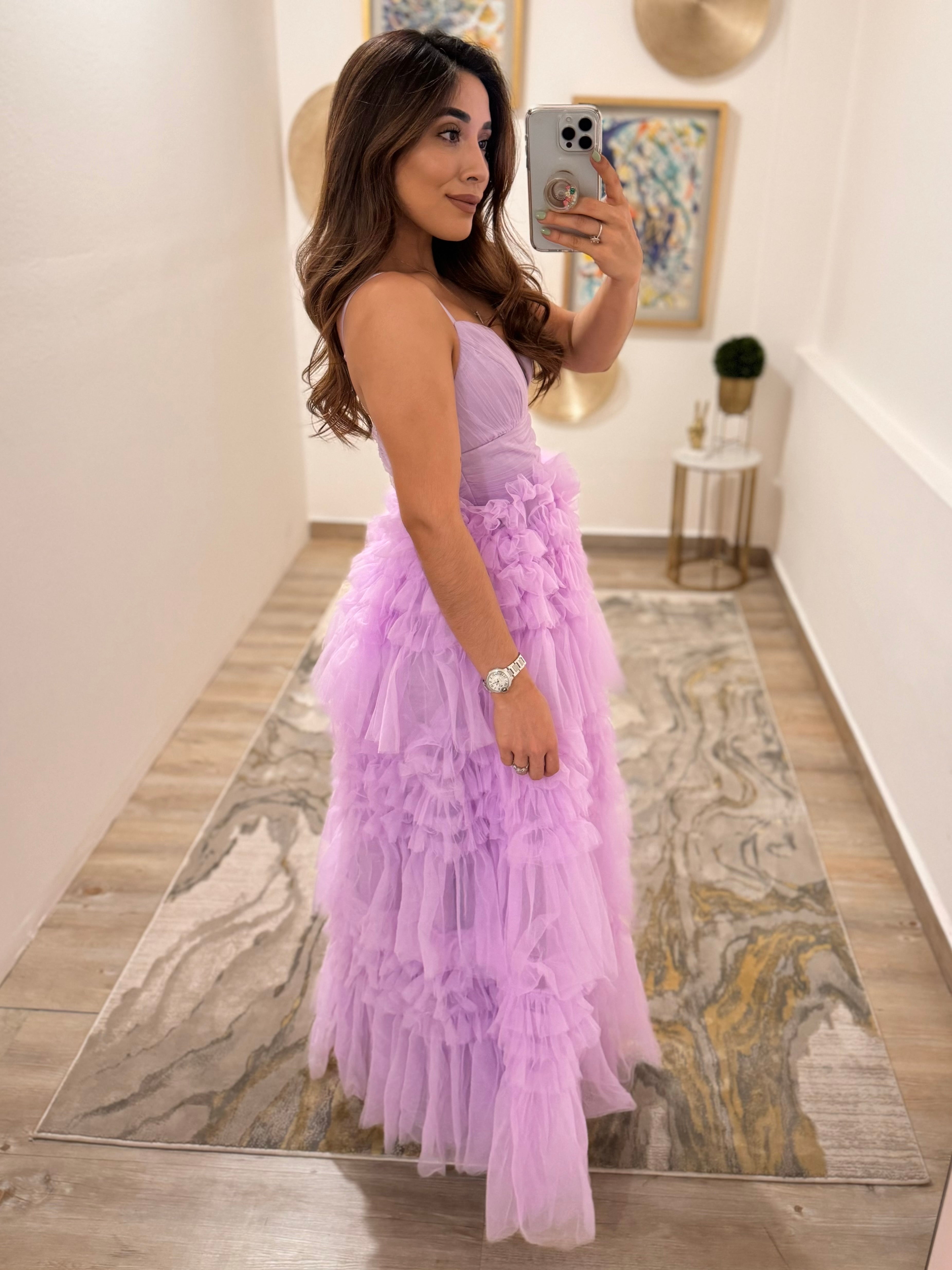 Vestido lavanda